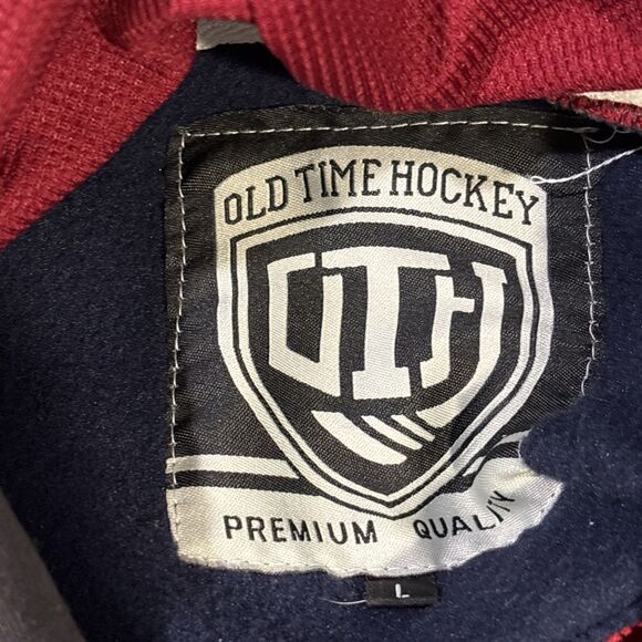 Washington Capitals Backstrom #19 Old Time Hockey Hoodie Jersey Men's Size Large - Picture 14 of 15